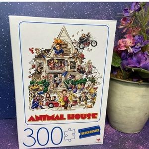 ⚡️Puzzle ANIMAL HOUSE* 300 Piece Puzzle Classic 80'⚡️